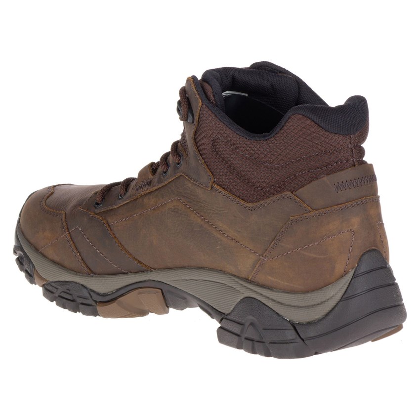 Bottes Merrell Moab Adventure Mid Waterproof Marron Foncé Homme | S.V.WVAI